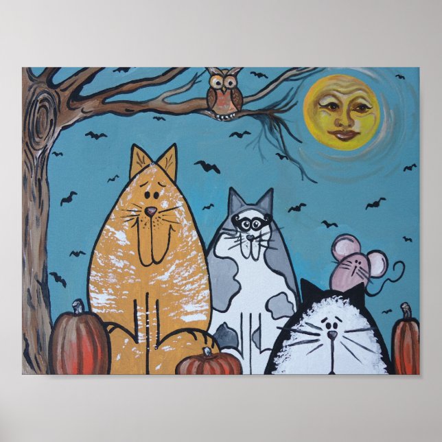 A Cat's Harvest Moon Poster (Front)