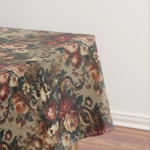 A Cautionary Flourish - Gothic Medium Pattern Tablecloth