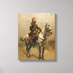 A Cavalryman Canvas Print