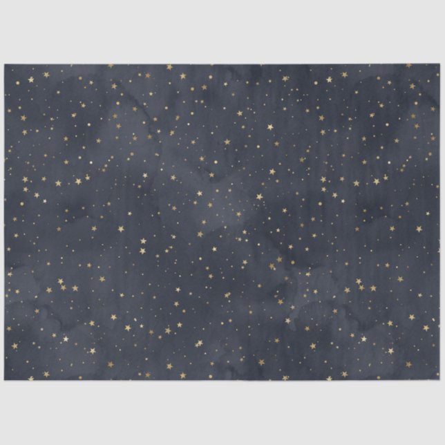 A Celestial Starry Night Series Design 4 Tissue Paper (Front)