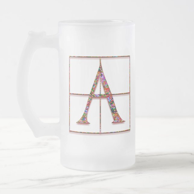 A “Celtic Bricks” Custom Monogram Mugs (Left)