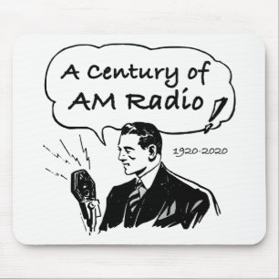A Century of AM Radio Broadcasting Mouse Pad