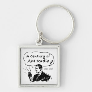 A Century of AM Radio Key Ring