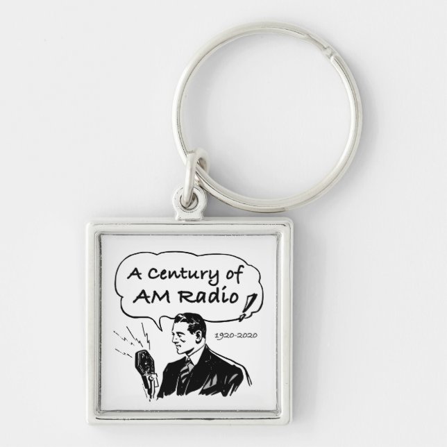 A Century of AM Radio Key Ring (Front)