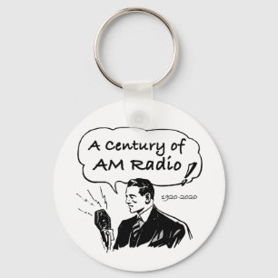 A Century of AM Radio Key Ring