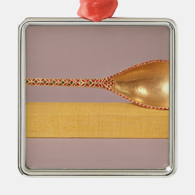 A ceremonial spoon metal tree decoration (Front)