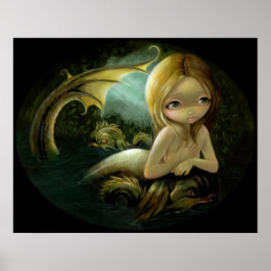 A Certain Slant of Light - Mermaid Art PRINT