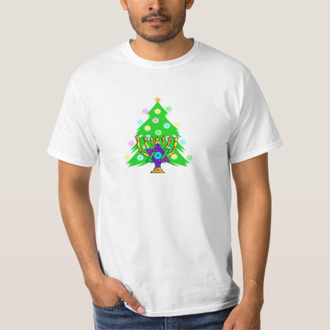 A Chanukkah and Christmas T-Shirt (Front)