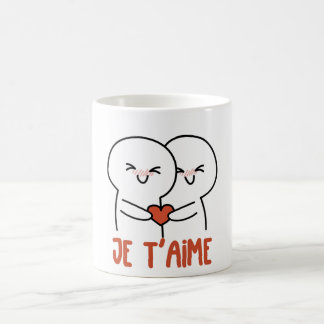 A charming series of romantic illustrations featur coffee mug