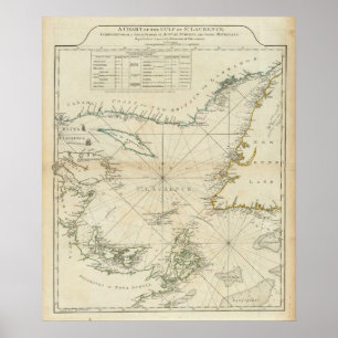 A Chart Of The Gulf Of St Lawrence