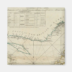 A Chart Of The Gulf Of St Lawrence Magnet