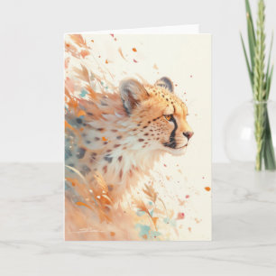 A Cheetah’s Gaze into the Wild Card