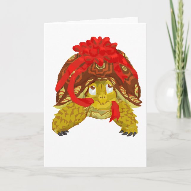 A Chelonial Christmas Holiday Card (Front)