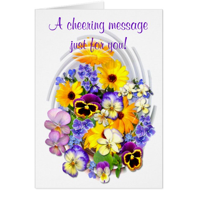 A CHERFUL NOTE ~ Card (Front)