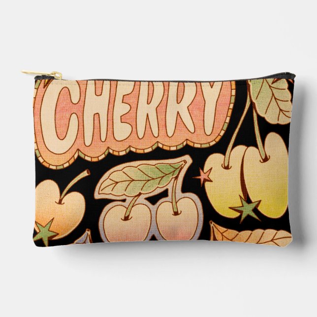 A Cherry / Cherry Illustrations Accessory Pouch (Front)