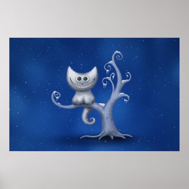 A Cheshire Kitten (Christmas) Poster (Front)