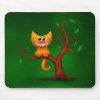 A Cheshire Kitten Mouse Pad