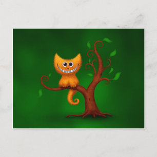 A Cheshire Kitten Postcard