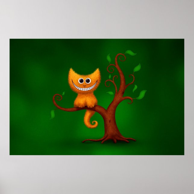 A Cheshire Kitten Poster (Front)