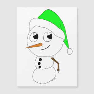 a chibi snowman    
