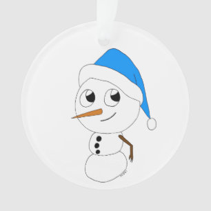 a chibi snowman    ornament