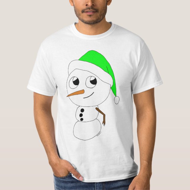 a chibi snowman    T-Shirt (Front)