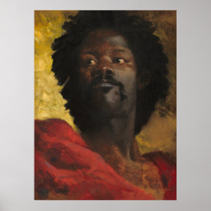 A Chief of Abyssinia - Henri Regnault Fine Art Poster