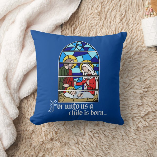 A Child is born Cushion (Blanket)