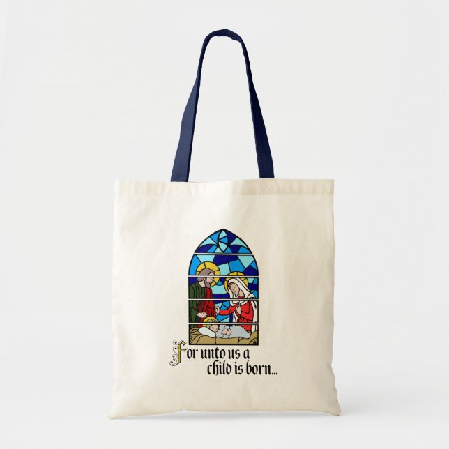 A Child is born Tote Bag (Front)