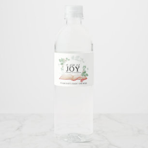 A Child Of God Baby Shower Water Bottle Label