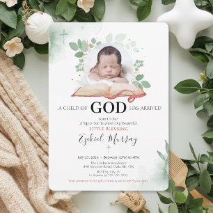 A Child Of God Sip And See Invitation