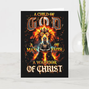 A Child Of Gods A Woman Of Faith A Warrior Of Chri Card