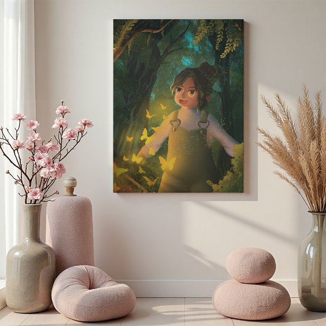 A childish Spark Canvas Print (Creator Uploaded)