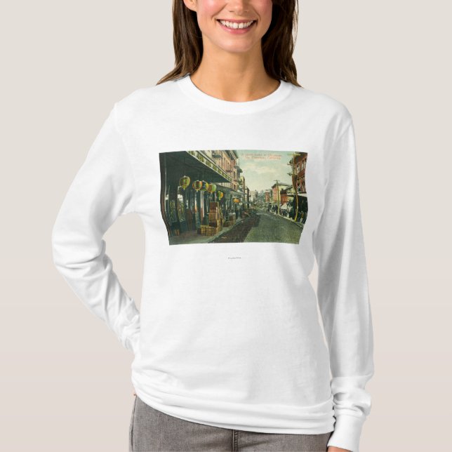 A Chinatown Street Scene T-Shirt (Front)