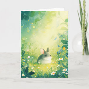 A Chinchilla Day of Wonder Card