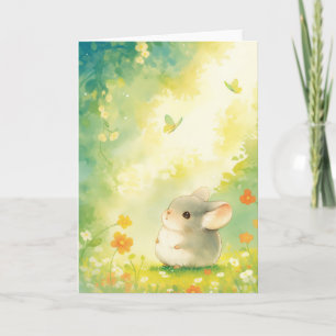 A Chinchilla Meadow Wonderland Card