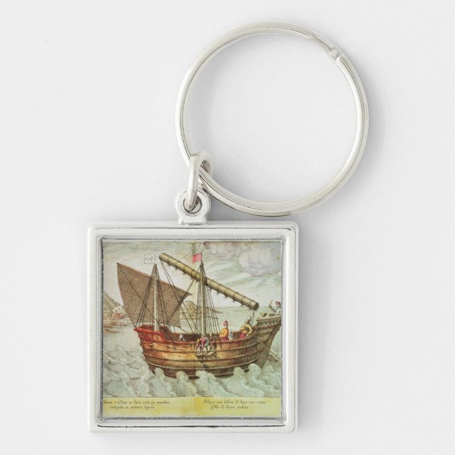 A Chinese Junk Key Ring (Front)