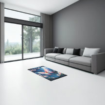 A Chinese Moon Moth Flying Amidst Cherry Blossoms