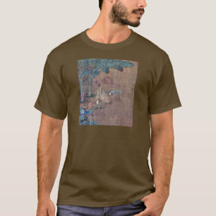 A Chinese sage sitting beneath banana trees T-Shirt
