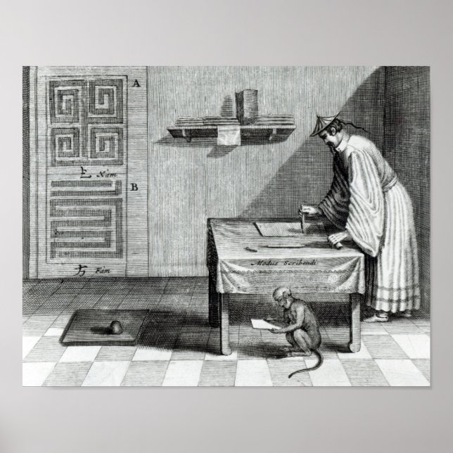 A Chinese Scribe Poster (Front)