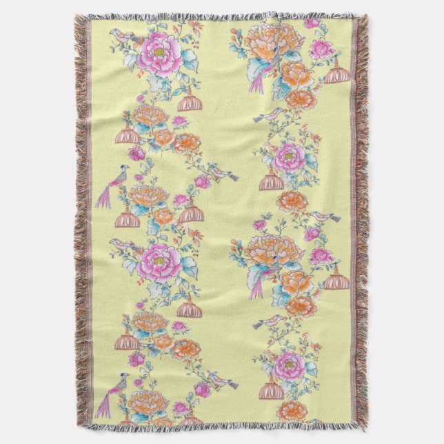 A Chinese tale wrapping paper  Throw Blanket (Front Vertical)
