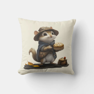 A Chipmunk off the Old Block Cushion