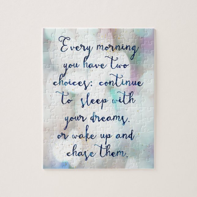 A choice jigsaw puzzle (Vertical)