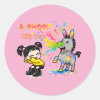 A-CHOO! Silly Don – Funny Sneezing Donkey Cartoon