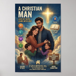 A Christian Man Poster