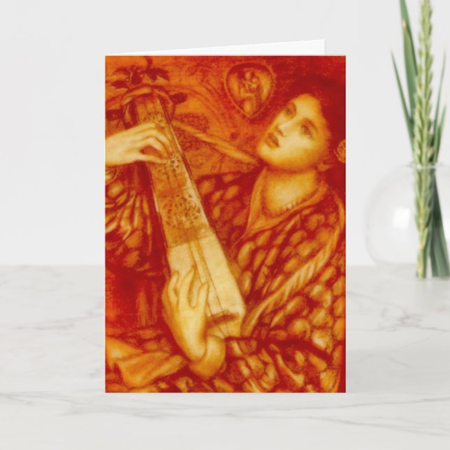 A Christmas Carol by Rossetti Card (Front)