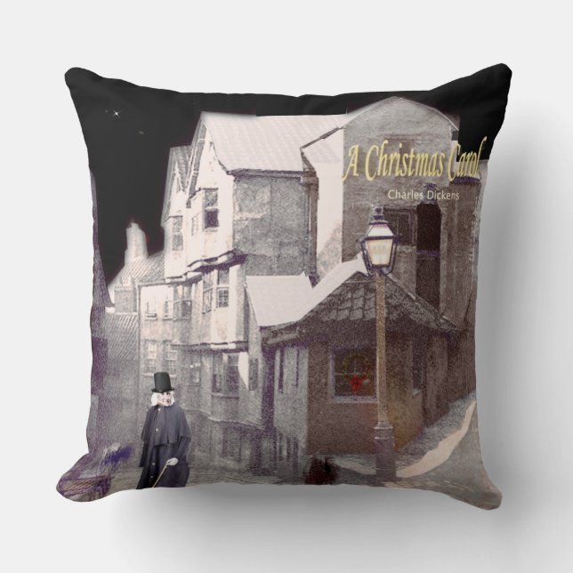 A Christmas Carol Cushion (Front)