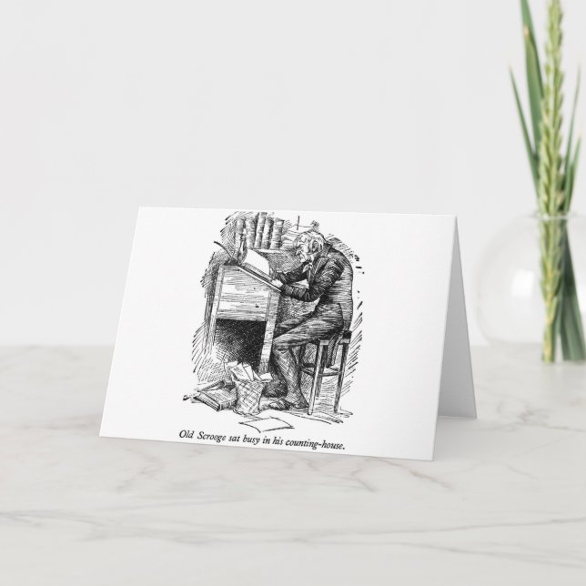 A Christmas Carol Holiday Card (Front)