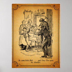 A Christmas Carol: Little Bob & Tiny Tim Poster
