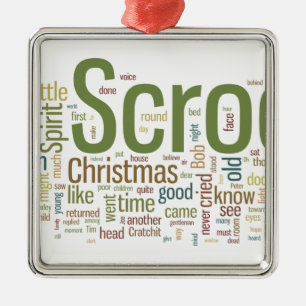 A Christmas Carol Metal Tree Decoration